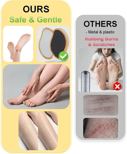Sided Crystal Hair Eraser&Glass Foot File Callus Remover