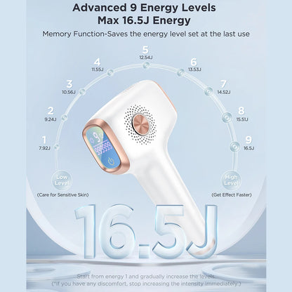 Hair Removal with Ice Cooling Care Function